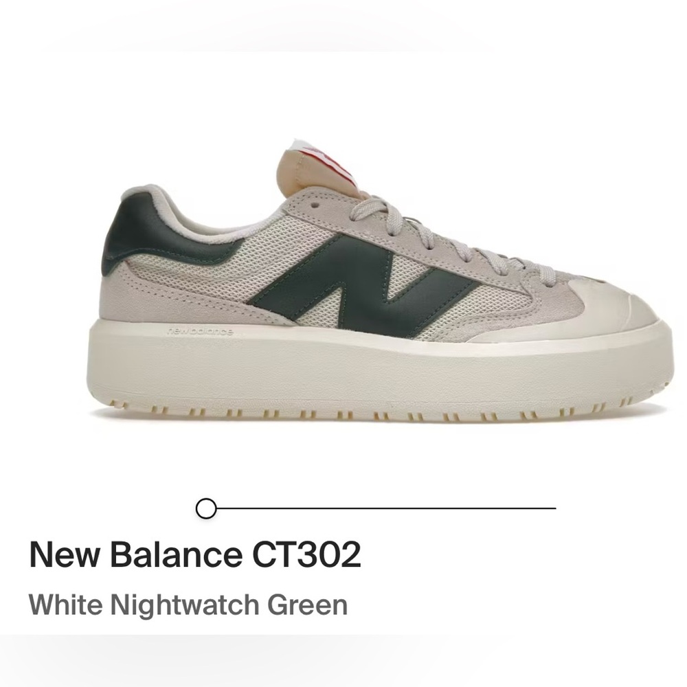 New Balance CT302 in White and Green